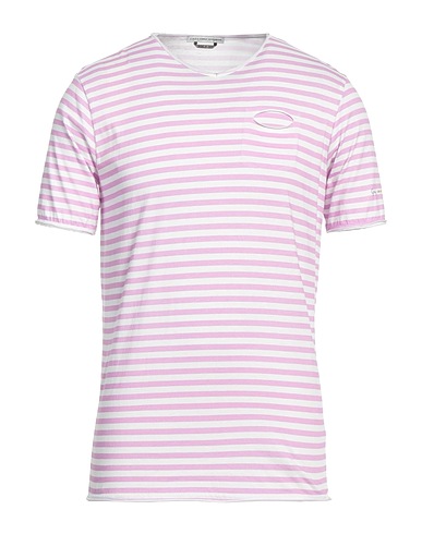 GREY DANIELE ALESSANDRINI T-shirt Mauve 100% Cotton