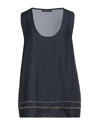 FABIANA FILIPPI Top Navy 82% Polyester, 18% Elastane
