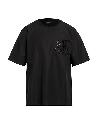 DSQUARED2 T-Shirt Schwarz 100% Baumwolle