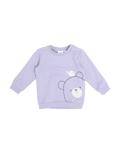 NAME IT® Sweatshirt Lilac 95% Organic cotton, 5% Elastane