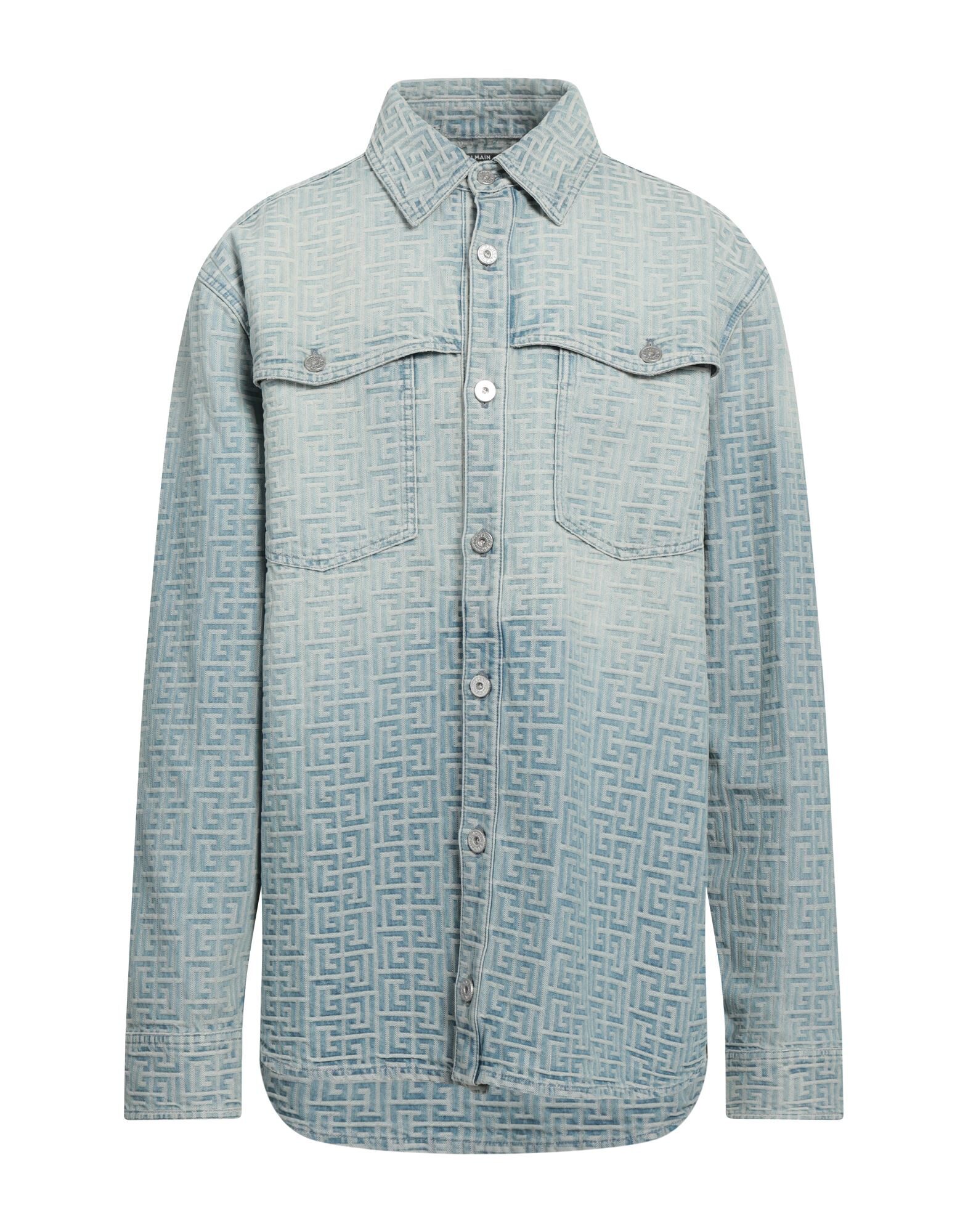 BALMAIN - Denim shirts