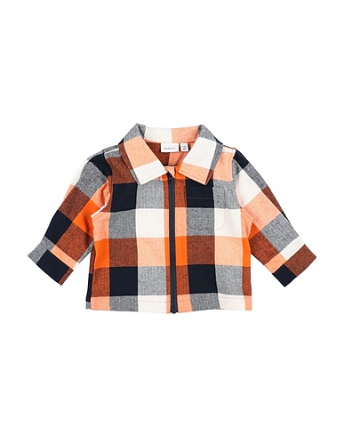 NAME IT® Hemd mit Muster Rostrot 100% Baumwolle