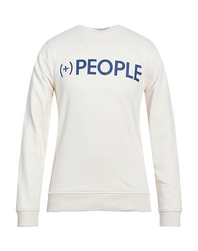 (+) PEOPLE Sweatshirt Elfenbein 80% Baumwolle, 20% Polyester