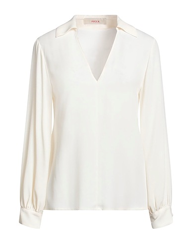 JUCCA Top Panna 69% Acetato, 31% Seta