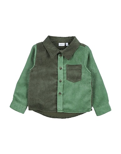NAME IT® Patterned shirt Military green 100% Polyester
