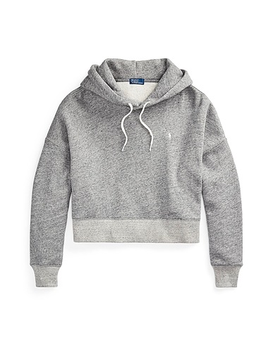 POLO RALPH LAUREN Hooded track jacket  LOGO FLEECE HOODIE
 Grey 83% Cotton, 17% Polyester