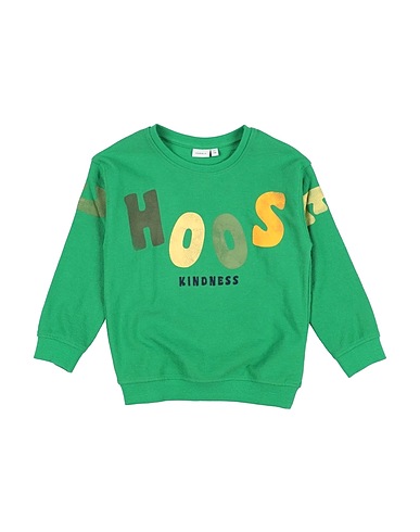 NAME IT® Sweatshirt Grün 99% Organische Baumwolle, 1% Viskose