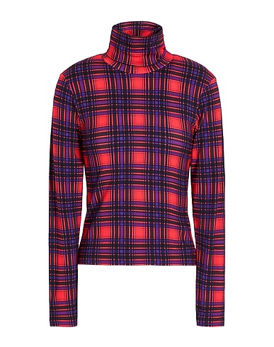 8 by YOOX T-shirt PRINTED JERSEY ROLLNECK  TOP
 Purple 95% Viscose, 5% Elastane