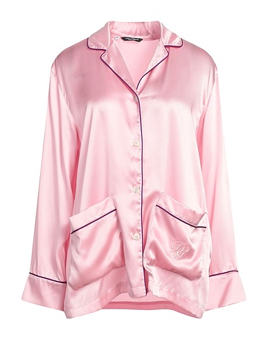 DOLCE&GABBANA Patterned shirts & blouses Pink 100% Silk