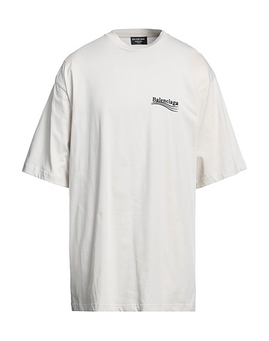 BALENCIAGA T-shirt Off white 100% Cotton, Polyester