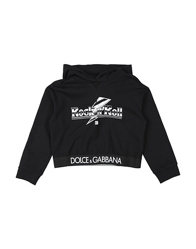 DOLCE&GABBANA Sweatshirt Black 100% Cotton, Elastane, Polyester, Polyamide