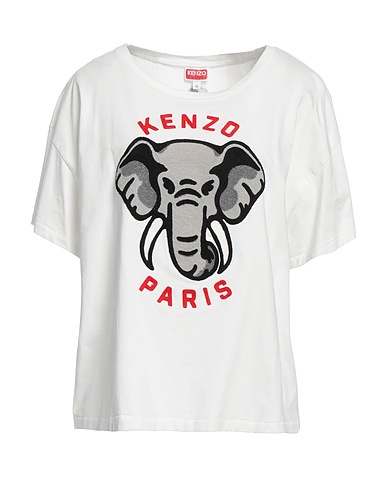 KENZO T-shirt Bianco 100% Cotone