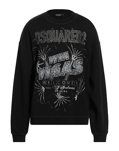 DSQUARED2 Sweat-shirt 100% Coton, Élasthanne, Verre