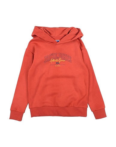 JACK & JONES Sweatshirt Brick red 60% Cotton, 40% Polyester