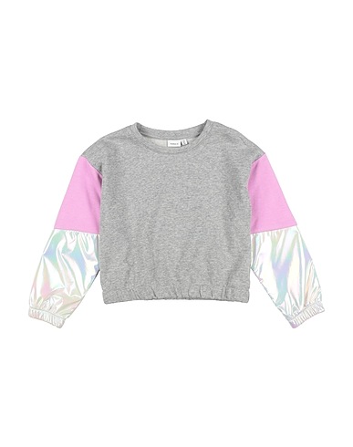 NAME IT® Sweatshirt Light grey 60% Cotton, 40% Polyester