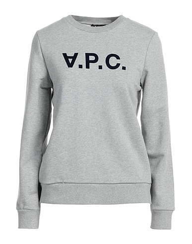 A.P.C. Φούτερ Ανοιχτό γκρι 100% Βαμβάκι
