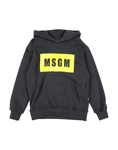 MSGM Felpa Piombo 100% Cotone