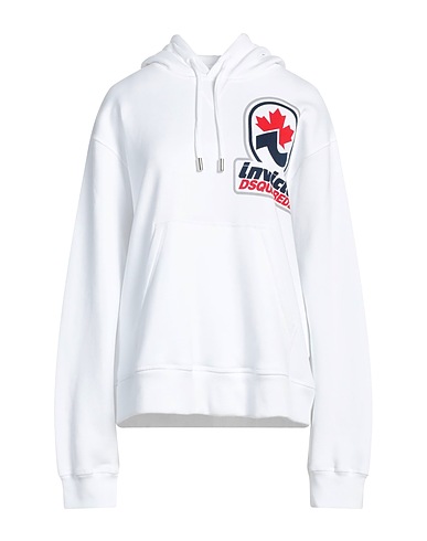 INVICTA x DSQUARED2 Felpa Bianco 100% Cotone, Elastan