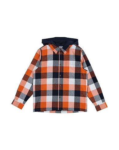 NAME IT® Patterned shirt Orange 100% Cotton