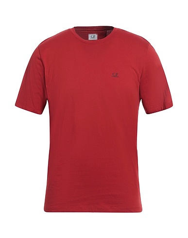 C.P. COMPANY Basic T-shirt Brick 100% Cotton