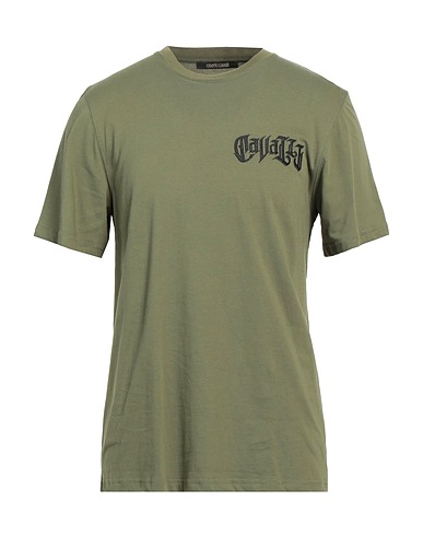 ROBERTO CAVALLI T-shirt Military green 100% Cotton