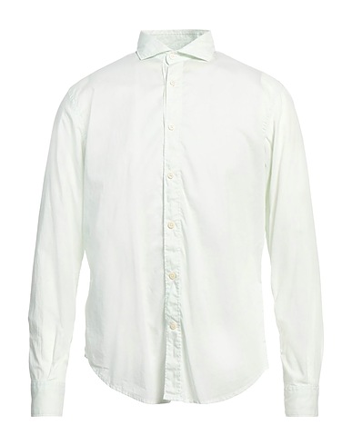 FRADI Solid color shirt Light green 100% Cotton