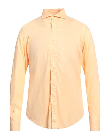 FRADI Camicia tinta unita Albicocca 100% Cotone