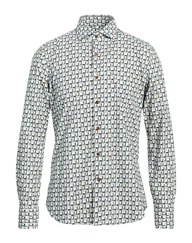 SONRISA Patterned shirt White 100% Cotton