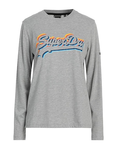 SUPERDRY T-shirt Grey 58% Cotton, 42% Polyester
