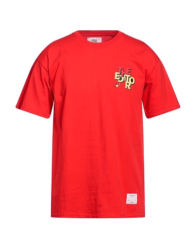 THE EDITOR T-shirt Red 100% Cotton
