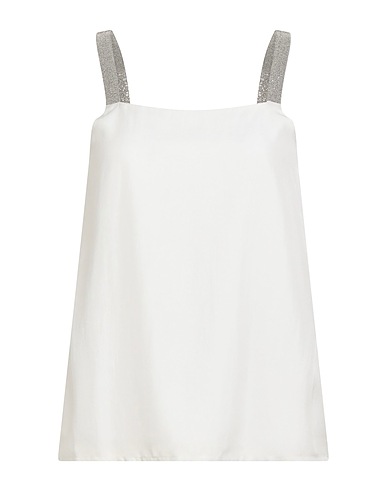 FABIANA FILIPPI Silk top White 100% Silk