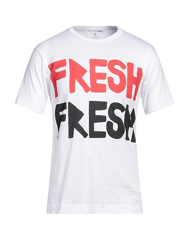 COMME des GARÇONS SHIRT T-shirt White 100% Cotton