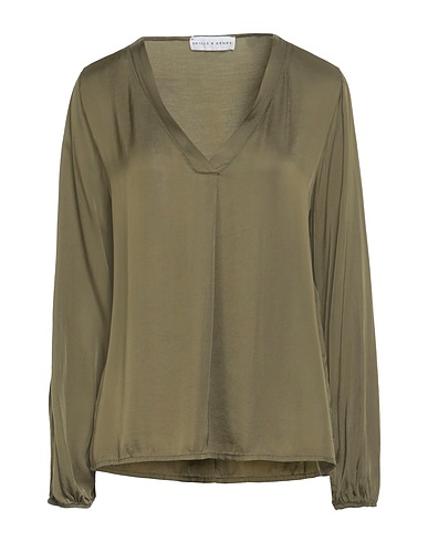 SKILLS & GENES Top Military green 100% Viscose