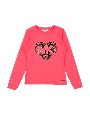 MICHAEL KORS KIDS T-shirt Coral 95% Cotton, 5% Elastane