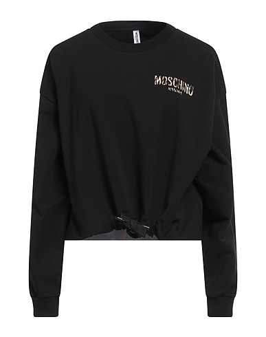 MOSCHINO Sweatshirt SWIM Black 95% Cotton, 5% Elastane