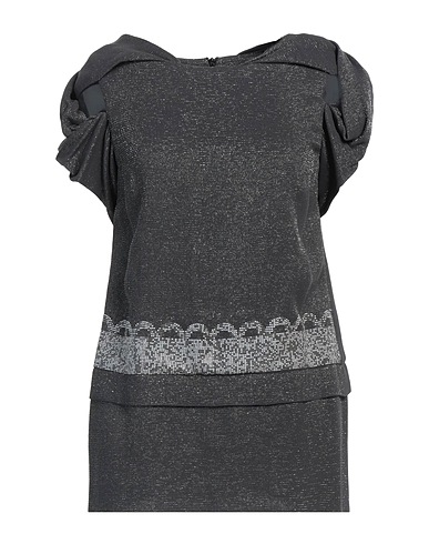 BYBLOS Top Charcoal 97% Viscose, 2% Polyester, 1% Polyamide
