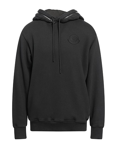 2 MONCLER 1952 Hooded track jacket  Black 100% Cotton