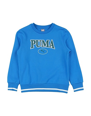 PUMA Sweatshirt PUMA SQUAD Crew FL B
 Blue 66% Cotton, 34% Polyester, Elastane