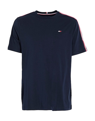 TOMMY HILFIGER T-shirt Midnight blue 95% Cotton, 5% Polyester