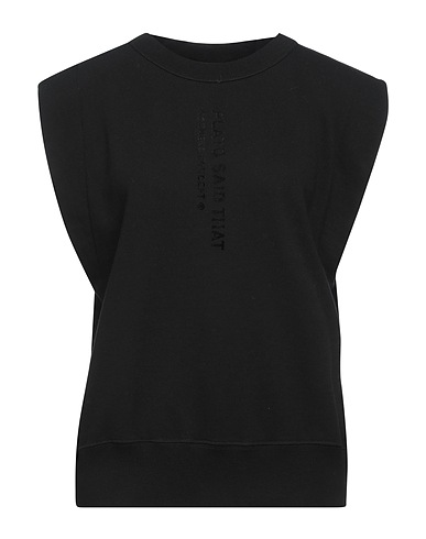 NOUMENO CONCEPT Sweatshirt Black 100% Cotton
