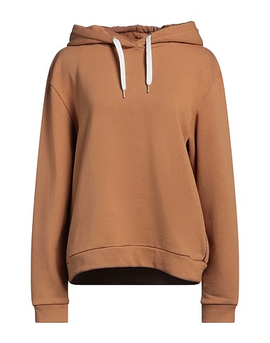 I BLUES Hooded sweatshirt Camel 100% Cotton