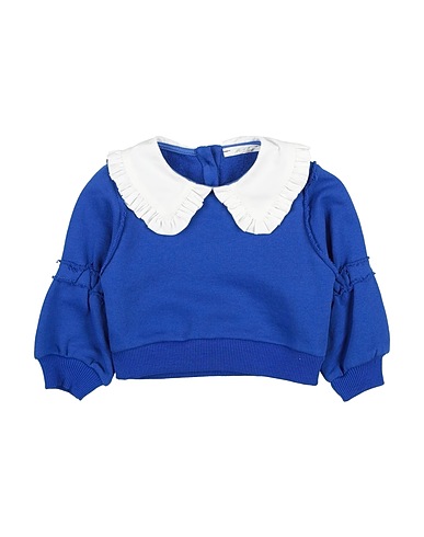 U+É Sweatshirt Bright blue 100% Cotton