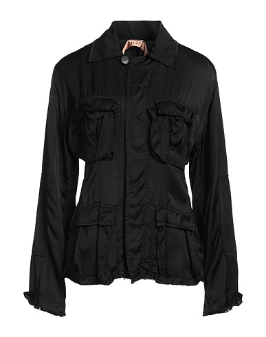 N°21 Solid colour shirts & blouses Black 100% Viscose
