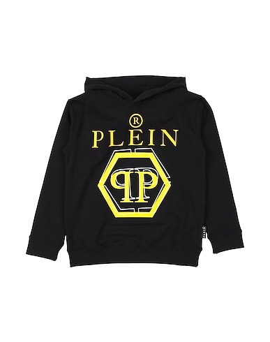 PHILIPP PLEIN Sweatshirt Schwarz 95% Baumwolle, 5% Elastan