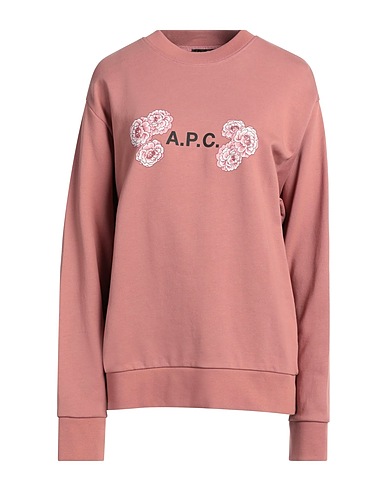 A.P.C. Sweatshirt Antikrosa 95% Baumwolle, 5% Elastan