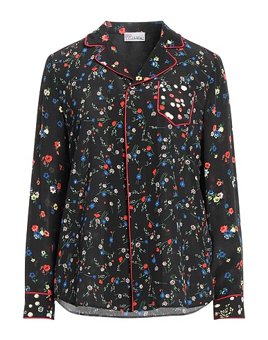 REDValentino Floral shirts & blouses Black 100% Silk