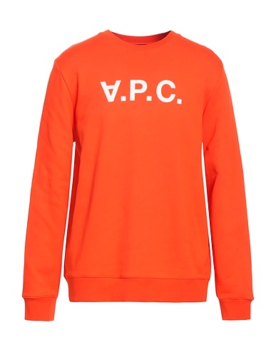 A.P.C. Sweatshirt Orange 100% Baumwolle, Elastan