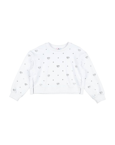 CHIARA FERRAGNI Felpa Bianco 95% Cotone, 5% Elastan