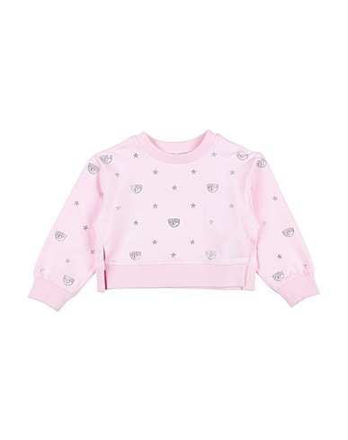 CHIARA FERRAGNI Sweatshirt Pink 95% Cotton, 5% Elastane