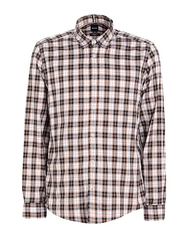 BOSS Chemise à carreaux 56% Lyocell, 41% Coton, 3% Élasthanne